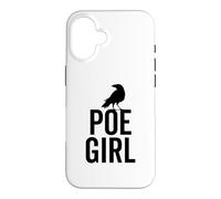 Custodia per iPhone 16 Edgar Allan Poe Divertente Poe Ragazza Hipster Bookworm Libro Nerd