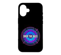 Custodia per iPhone 16 EDM Dubstep Basshead Drop The Bass Speaker