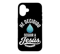 Custodia per iPhone 16 Egli Decidido Seguir A Jesús Battesimo spagnolo Cristianos Preghiera