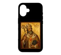 Custodia per iPhone 16 Elegante icona cattolica di Sant'Agostino d'Ippona