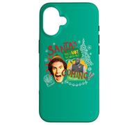 Custodia per iPhone 16 Elf Movie Santa's Coming