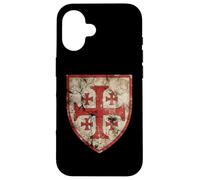 Custodia per iPhone 16 Emblema della croce di Gerusalemme dei Cavalieri Templari