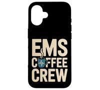 Custodia per iPhone 16 EMS Coffee Crew Paramedico EMT Primo soccorritore