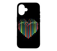 Custodia per iPhone 16 Energia rinnovabile Wind Turbine Cuore Mulino a vento