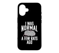 Custodia per iPhone 16 Ero normale qualche ratto fa divertente Rats Lover