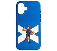 Custodia per iPhone 16 Eroe scozzese del rugby