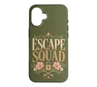 Custodia per iPhone 16 Escape Squad Escape Room Puzzle Lover Porta chiusa