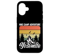 Custodia per iPhone 16 Escursionismo Camp Avventura Parco Nazionale Yosemite Esc