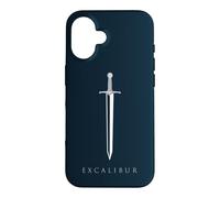 Custodia per iPhone 16 Excalibur Spada leggendaria nella pietra Re Arthur Minimal