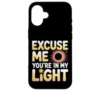 Custodia per iPhone 16 Excuse Me You're In My Light Science Astronomy Nerd -