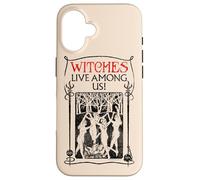 Custodia per iPhone 16 Fantastic Beasts and Where to Find Them Witches Among Us