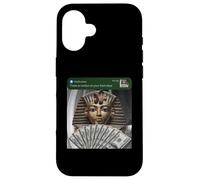 Custodia per iPhone 16 Faraone King Tut C'è movimento alla tua porta d'ingresso Egpyt