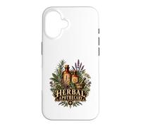 Custodia per iPhone 16 Farmacia a base di erbe vintage botanico amante delle erbe
