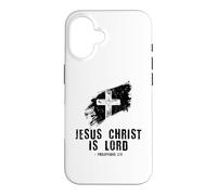 Custodia per iPhone 16 Fede cristiana Gesù è il Signore Chiesa Classi bibliche