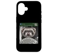 Custodia per iPhone 16 Ferret C'è movimento alla tua porta di casa sciocco