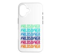 Custodia per iPhone 16 Filosofo - Colorato