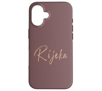 Custodia per iPhone 16 Fiume Croazia Design elegante vintage