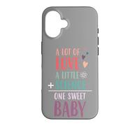 Custodia per iPhone 16 FIV Baby Math Equation Carino Infertilità Embabies