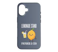 Custodia per iPhone 16 Fondatore e CEO dello stand Lemonade Stand di limonata al succo di limone
