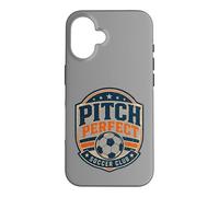 Custodia per iPhone 16 Football Collection Pitch Perfect Soccer Club