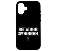 Custodia per iPhone 16 For God So Loved The World FGSLTWTHGOB Faith Christian