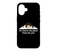 Custodia per iPhone 16 For I Know the Plans I Have For You Bible Jeremiah 29:11 God