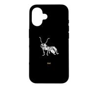Custodia per iPhone 16 Formica - Legno Rosso - Insetto