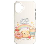 Custodia per iPhone 16 Forse la vita non è davvero così serio kawaii