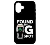Custodia per iPhone 16 Found The G Spot Funny St Patricks Day