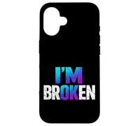 Custodia per iPhone 16 Frase Emotiva sulla Vulnerabilità e Rottura