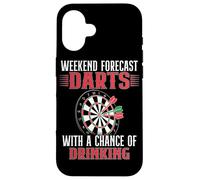 Custodia per iPhone 16 Freccette Giocatore Freccette Gioco Dart Giocatore Freccette Lover Lancio