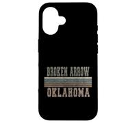 Custodia per iPhone 16 Freccia spezzata retrò Oklahoma