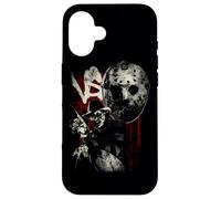 Custodia per iPhone 16 Freddy vs Jason Scratches