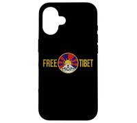 Custodia per iPhone 16 Free Tibet Tibetan Flag Emblem Restore The Dalai Lama