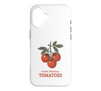 Custodia per iPhone 16 Fresh Delicious Tomatoes Vintage Garden Lover Farmer Market