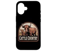 Custodia per iPhone 16 Fresh Farm Milk Dairy Cow Calf Animal Cattle Farmer