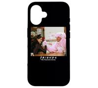 Custodia per iPhone 16 Friends Kitty vs Bunny
