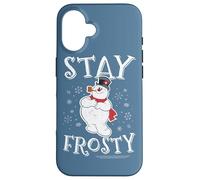Custodia per iPhone 16 Frosty the Snowman Stay Frosty