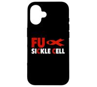 Custodia per iPhone 16 FU Sickle Cell T-Shirt - FU Anemia Falciforme