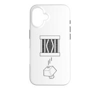 Custodia per iPhone 16 Fuga chiave ESC computer dal supporto tecnico della prigione di codice binario