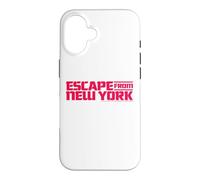 Custodia per iPhone 16 Fuga da New York Retro 80s Movie Logo
