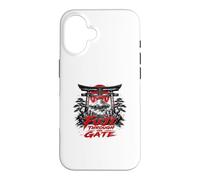 Custodia per iPhone 16 Fuji Attraverso Il Cancello Giappone Torii Scena Paesaggio