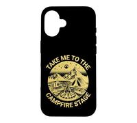 Custodia per iPhone 16 Fun Folk Music Camping Trip Take Me To The Campfire Stage