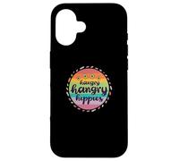 Custodia per iPhone 16 Fun Hangry Hangry Hippies Colorful Design