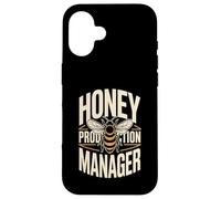 Custodia per iPhone 16 Funny Bee Honey Direttore Produzione Apicoltore