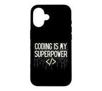 Custodia per iPhone 16 Funny Coding is My Superpower Coder Programmer