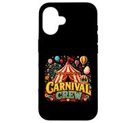 Custodia per iPhone 16 Funny Costume Party Carnival Crew Circus Lover