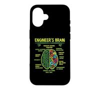 Custodia per iPhone 16 Funny Engineering Games Process Engineer's Brain