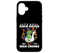 Custodia per iPhone 16 Funny Frog Goose Let's Roll Math Rocks No ai crimini di guerra