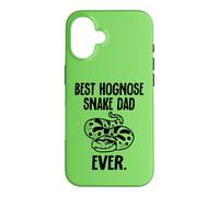 Custodia per iPhone 16 Funny Mens Boys Best Hognose Snake Dad Ever
